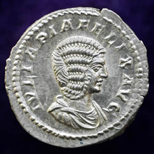 Coin portrait of Julia Domna