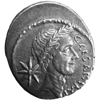 Coin portrait of Julius Caesar, Dictator