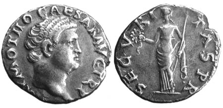 Silver denarius of Emperor Otho