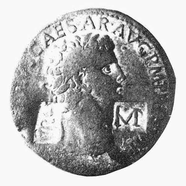 Gallic imitation sestertius of Claudius