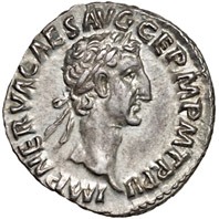 Coin portrait of Emperor Nerva