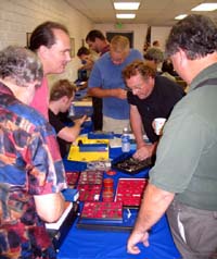 Swapping and buying coin at the ACCLA 40th Anniversary meeting